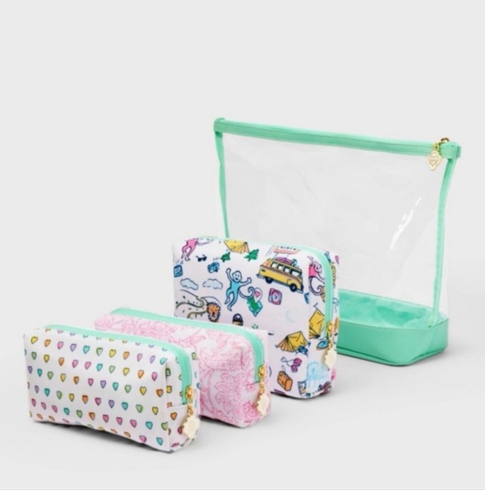 NWT Roller Rabbit X Target Beauty Bag Set